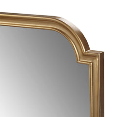 Famisati Wall decor mirror Gold Scalloped Wood Wall Mirror