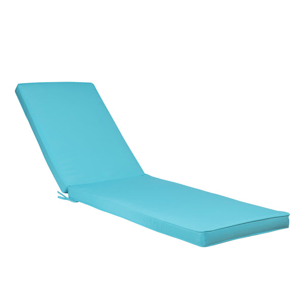 Famisati Outdoor Lounge Chair Cushion Replacement Patio Funiture Seat Cushion Chaise Lounge Cushion 1PC-SKY Blue